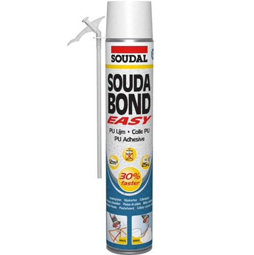 SOUDAL SOUDABOND EASY MANUEL KÖPÜK 750 ML.( MANTOLAMA KÖPÜĞÜ ) / ( 1 KUTU= 12 ADET )